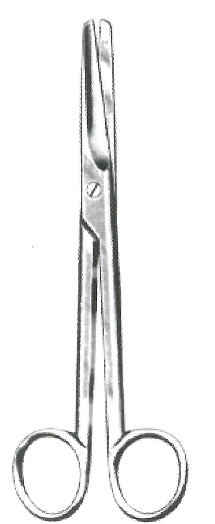 09160-14 : Mayo Operating and dissecting scissors, straight, 14 cm lang