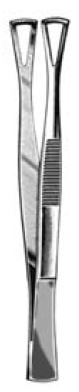 11250-14 : Duval Tissue forceps, 14.5 cm long, 7 mm jaw