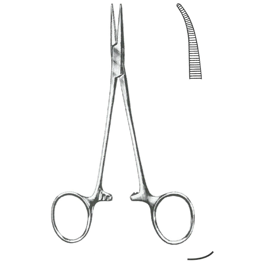 13221-12 : Halsted-Mosquito Artery forceps, curved, 12.5 cm long, standard pattern