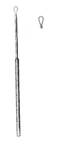 45180-01 : Billeau Ear loop, 15.5 cm long, fig. 1, small