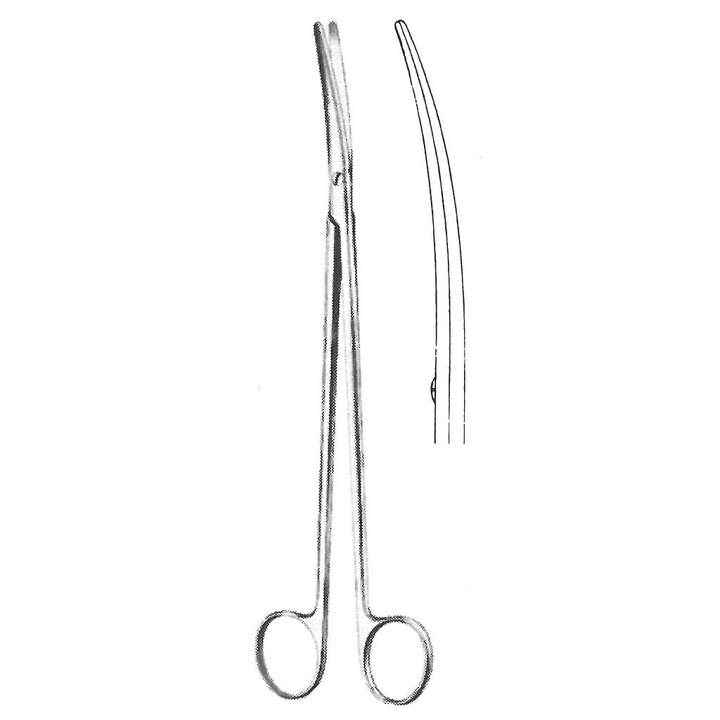 09437-19 : Good Tonsil scissors, curved, 19 cm long