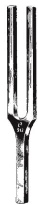 45070-03: Hartmann Tuning fork, C2, 512 vibrations