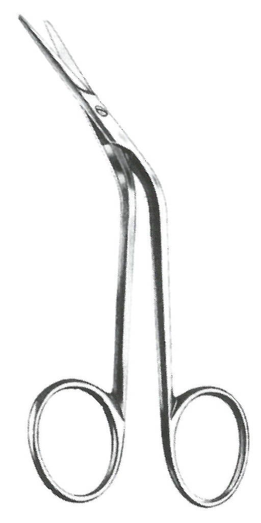09403-15 : Fomon Nasal scissors, curved, 13 cm long