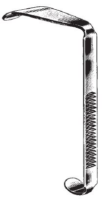 McIvor Tongue blade, fig. 1,  27 x 95 mm, without ether tube