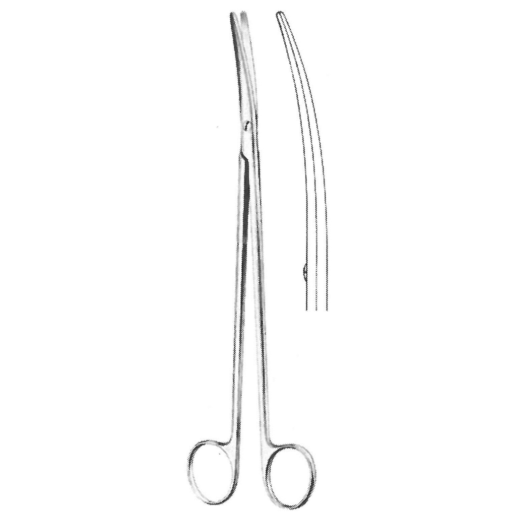 09281-30 : Metzenbaum Dissecting scissors, curved, 30 cm long, standard pattern