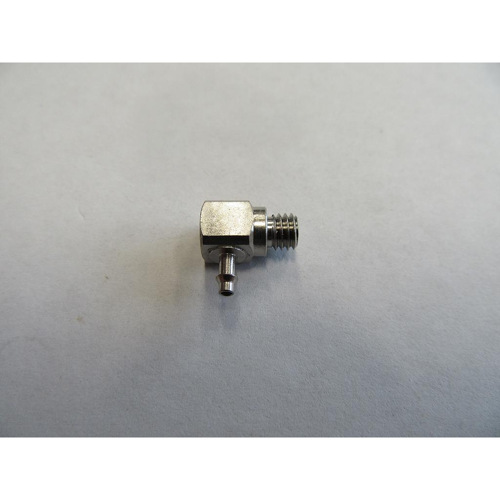 X350 CT0-2 : Connector 90° for 1/16" pipe, 10-32 thread