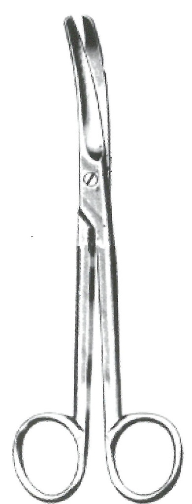 09161-23 : Mayo Operating and dissecting scissor, curved, 23 cm long