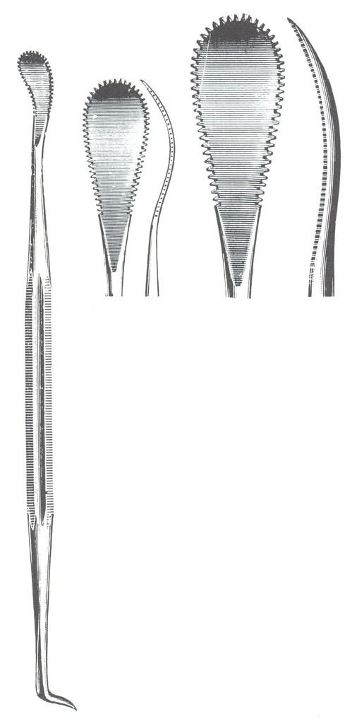 722537-01 : Henke Tonsil dissector, 24 cm long, 12 mm wide