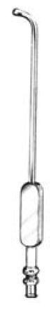47331-30 : Eicken (Killian) Spoelkateter, lange buiging, diameter 3.0 mm, 14.5 cm lang, met Luer kegel