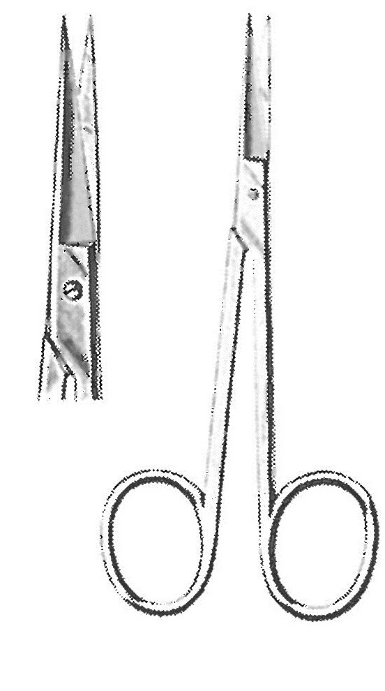 09340-11 : Iris Standard Iris scissors, standard pattern, sharp/sharp, straight, 11cm long
