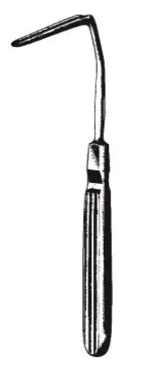 47551-16: Aufricht Nasal retractor, 45 mm long blade, 16 cm length