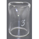 ADI 120013M: Glass piece, for rhinomanometer, fig. 3