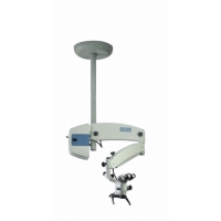 DI 301105 : Microscope Difra ORL LED, plafonnier, avec caméra vidéo full HD, avec second bras de 950 mm