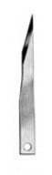 07165-00 : Scalpel blades, mini, sterile, fig. 65 (box of 10 pieces)