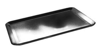 Tray in stainless steel, 420 x 280 x 10 mm