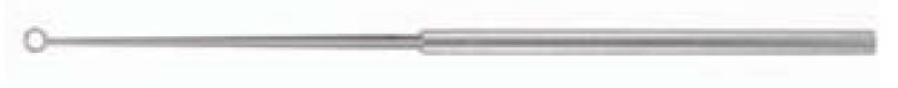 00022952 : 025220FX : Buck Ear curette, straight, sharp, fig. 00, 15 cm
