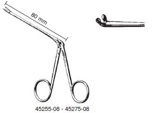 45269-30 : Ear forceps, cup jaws, 3 mm diameter