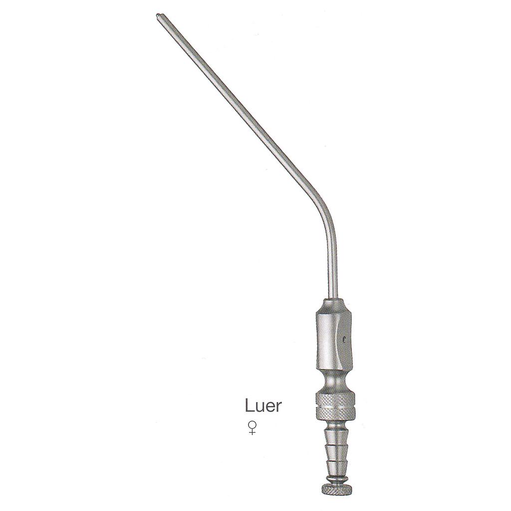 41297-06: Frazier/Fergusson Suction tube, 19 cm long, 75°, 6 French