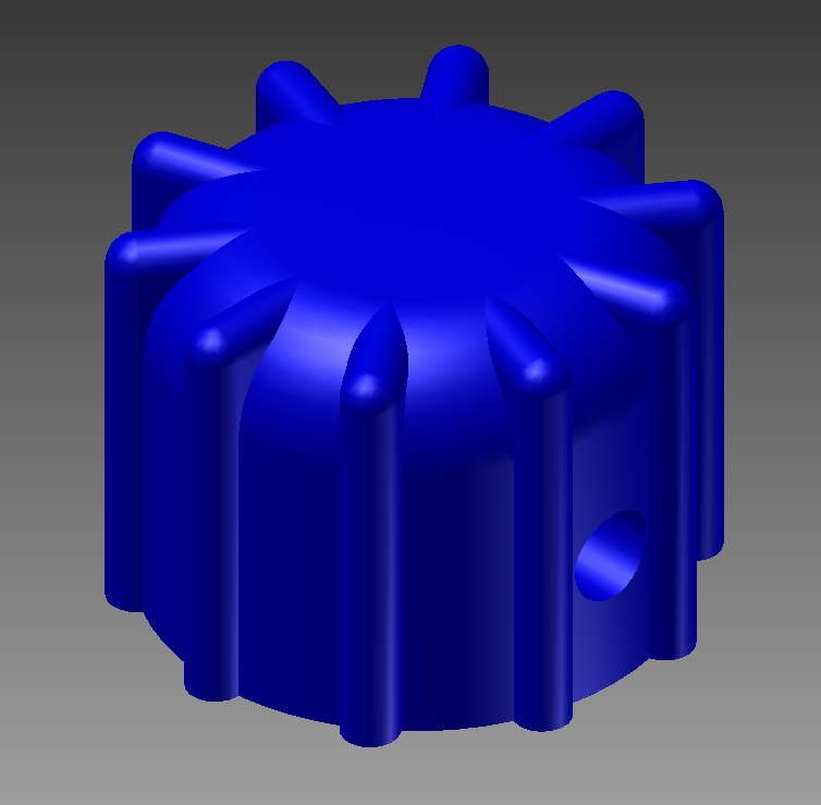 Blue button for VNG Nysstar II