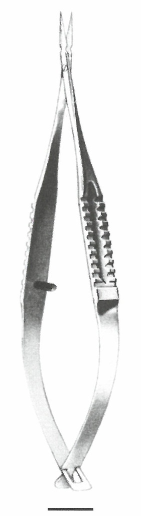 10140-08 : Vannas Micro scissors, straight, 8 cm long