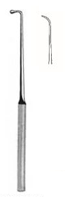 45192-06 : Wagener Ear hook, probe-ended, 14 cm long, fig. 6