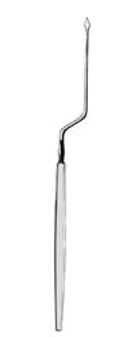 45152-02 : Lucae Paracentesis needle, bayonet shaped, 18 cm long, fig. 2