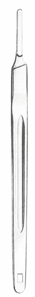 07107-01 : Scalpel handle, no. 7K, standard
