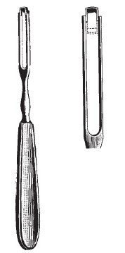 47390-04 : Ballenger Swivel knife, straight, 19 cm long, blade 4 mm wide