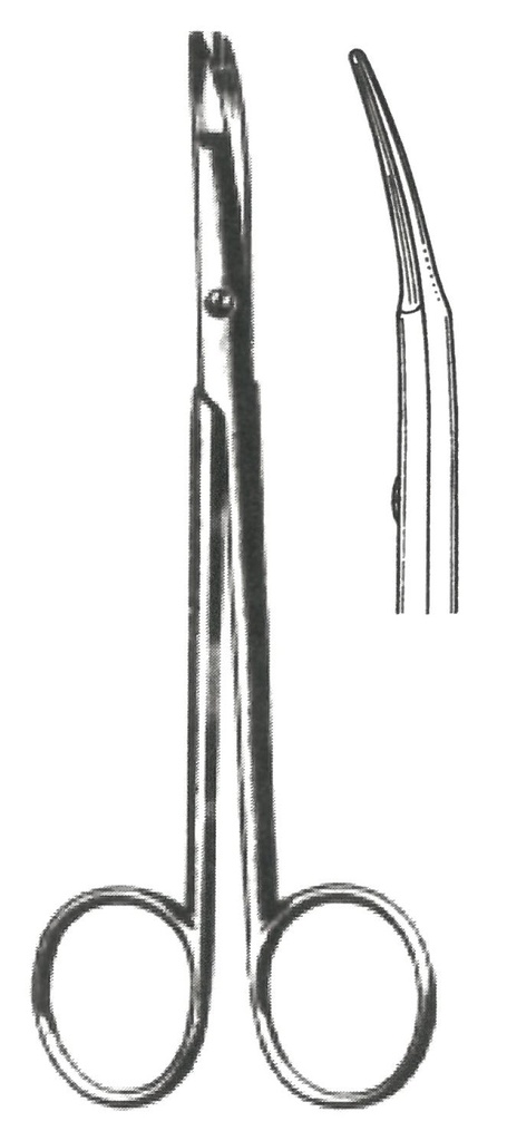 09310-15 : Ragnell-Kilner Scissors, curved, 15 cm long