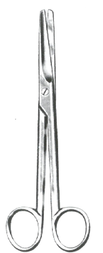 Mayo Operating and dissecting scissors, straight, 19 cm long