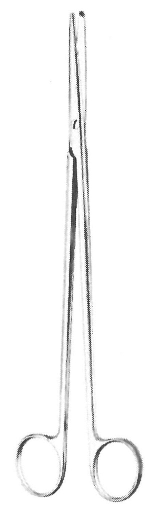 09282-18 : Metzenbaum Fino Dissecting scissors, straight, 18 cm long, delicate pattern