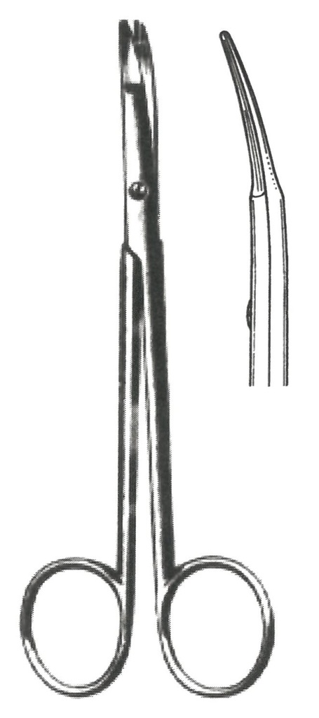 09310-12 : Kilner Scissors, curved, 12 cm long