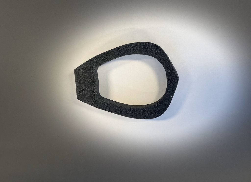 Foam cover for Headstar V2 en V3 mask, according to V4 drawing, black