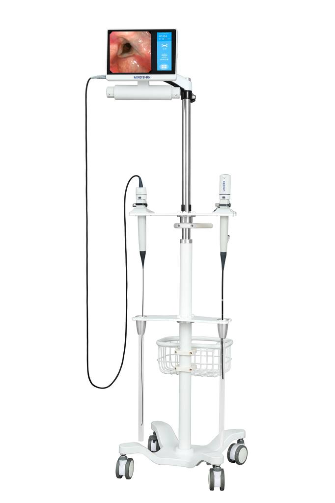 CHARIOT : Lifting Support Trolley, height 1.5 m, for 2 endoscopes