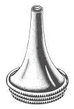 620101-01 : Hartmann Ear speculum, polished, for children, Fig. 1, single, round, diameter 3 mm