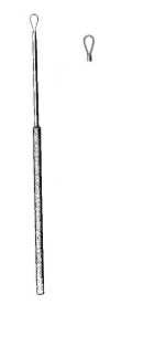 [00014460] 45180-01: Billeau Ear loop, 15.5 cm long, fig. 1, small