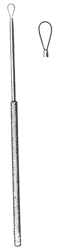 [00014462] 45180-03 : Billeau Ear loop, 15.5 cm long, fig. 3, large