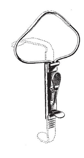 [00014475] 49320-00: McIvor  Mouth gag, complete, without ether tube