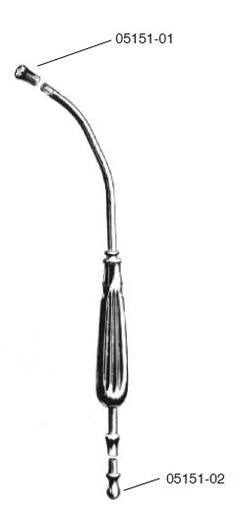 [00014481] 05150-27: Yankauer Suction tube, diameter 3 mm, 27 cm long