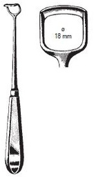 [00014489] 47620-04 : Beckmann Couteau à végétations adénoïdes, modèle standard, fig. 4, 22 cm de long, largeur de lame 18 mm