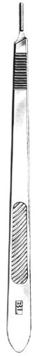 [00014932] 07103-02: Scalpel handle no. 3L - long