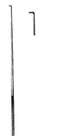 [00015032] 45190-02 : Day Ear hook, blunt, 16 cm long, medium