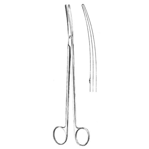 [00015115] 09283-20: Metzenbaum Fino Dissecting scissors, curved, 20 cm long, delicate pattern