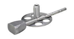 [00015565] 11400-50 : Middle Ear Implant, Titanium, total with fixed foot and removable head, grey, 7.5 x 0.3 mm
