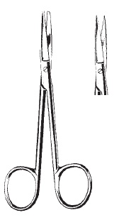[00015622] 09824-12 : Wagner Scissors, fine, sharp/sharp, straight, 12 cm long