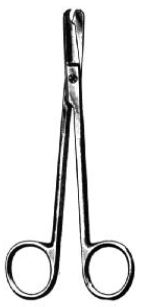 [00016154] 09804-14: Littauer Ligature scissors, straight, 13 cm long
