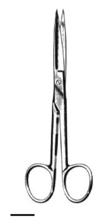 [00016813] 09150-14: Deaver Dissecting scissors, straight, sharp/sharp, 14 cm long