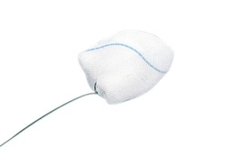 [00017641] 35097-50 : Gauze balls, stérile, fig. 6, avec fil, 20 x 20 cm (25 x 3 pièces)