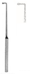 [00020221] 45192-01 : Wagener Ear hook, probe-ended, 14 cm long, large, 4 mm