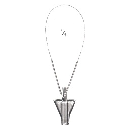 [00001839] 725095-01 : Snare wire loops, soldered, 0.4 mm diameter, package of 100 pieces